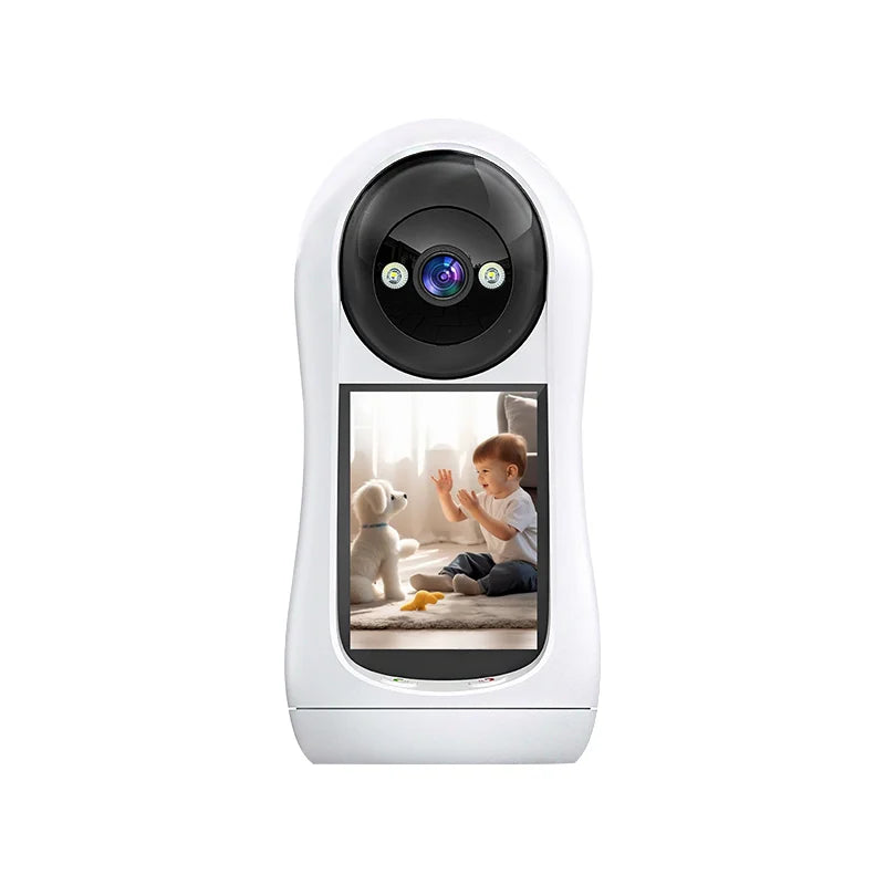 Cámara WiFi inteligente para interiores con audio bidireccional, seguimiento automático, CCTV, seguridad para bebés y mascotas, videollamada inalámbrica.