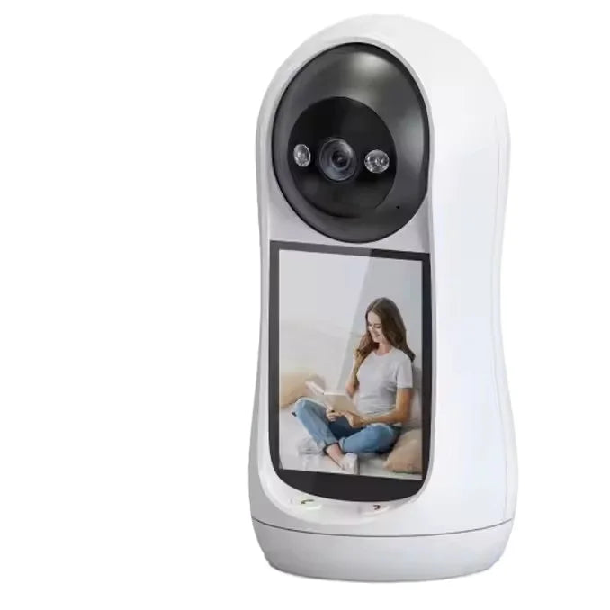 Cámara WiFi inteligente para interiores con audio bidireccional, seguimiento automático, CCTV, seguridad para bebés y mascotas, videollamada inalámbrica.