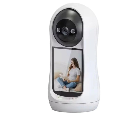 Cámara WiFi inteligente para interiores con audio bidireccional, seguimiento automático, CCTV, seguridad para bebés y mascotas, videollamada inalámbrica.
