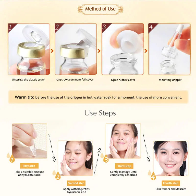 ARTISCARE Sérum de Vitamina C para el Rostro Hidratante 4 Piezas Ácido Hialurónico Cuidado Facial Esencia Nutritiva Productos para el Cuidado de la Piel