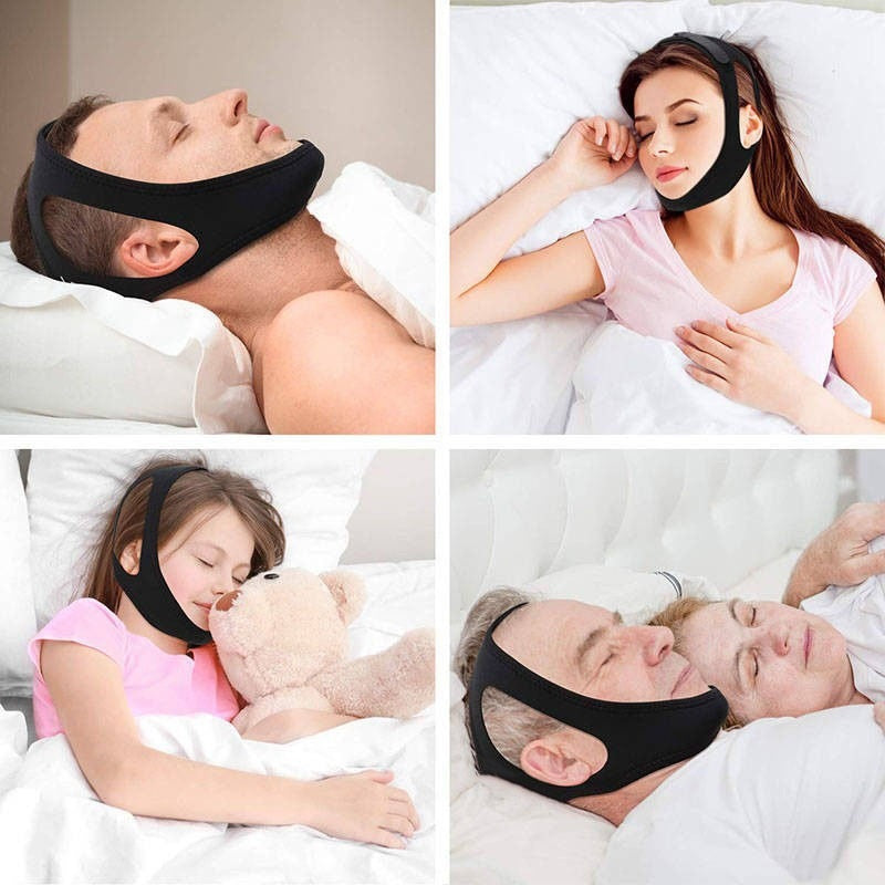 Cinturón Antirronquidos Ajustable – Corrige la Respiración al Dormir | Cómodo, Transpirable y Unisex para Adultos y Niños