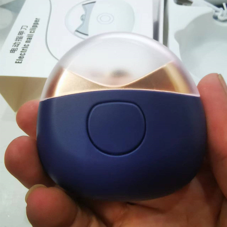 Mini cortauñas eléctrico de alta calidad, ultra silencioso con luz, para adultos, para manicura, recargable, lima de uñas, cortauñas automático.
