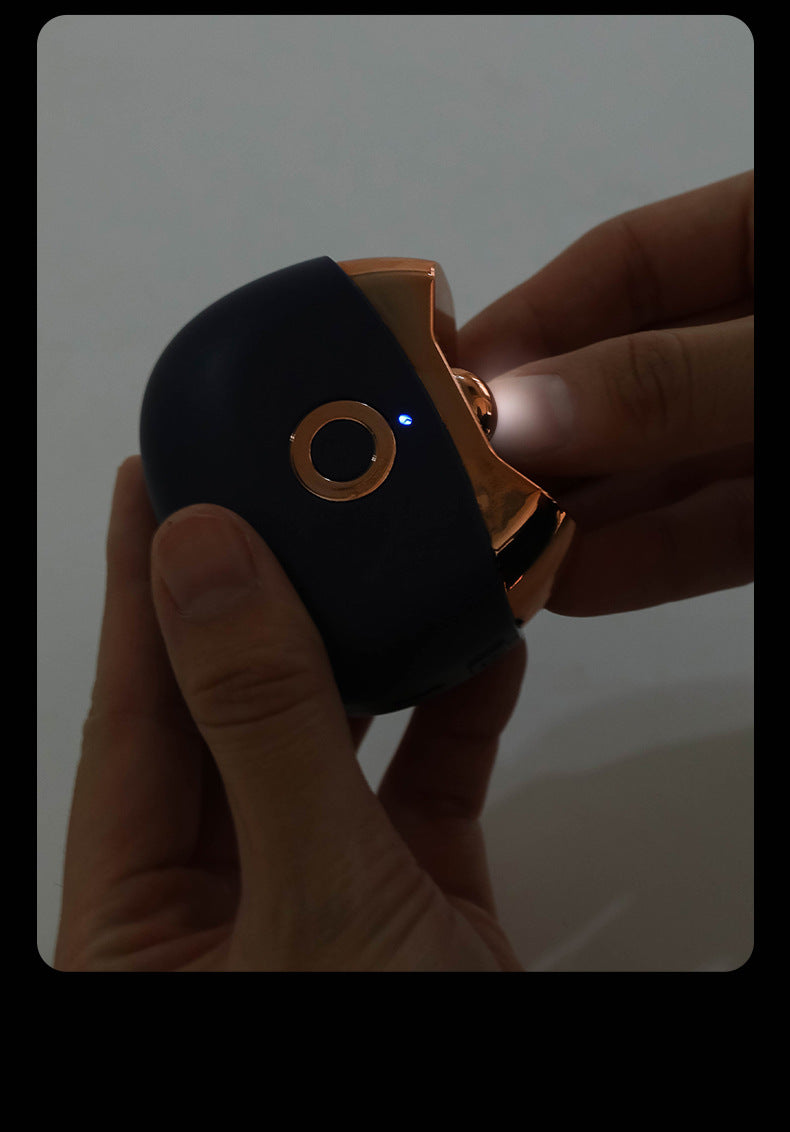 Mini cortauñas eléctrico de alta calidad, ultra silencioso con luz, para adultos, para manicura, recargable, lima de uñas, cortauñas automático.