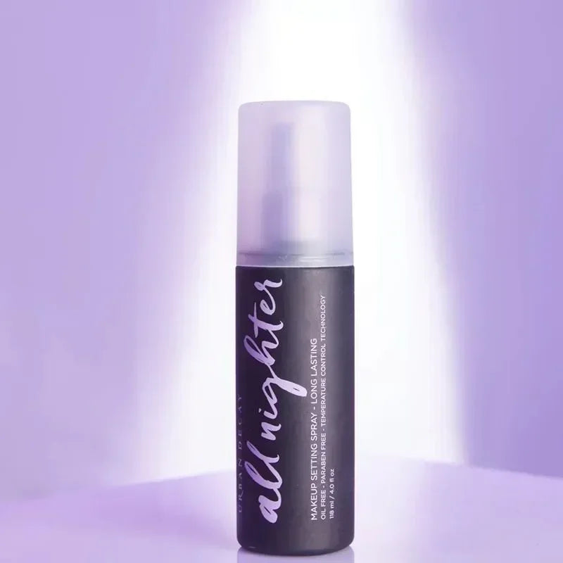 Spray fijador de maquillaje que forma rápidamente una película, maquillaje de larga duración, control de grasa, resistente al sudor y a las manchas. Versión clásica de 118 ml.
