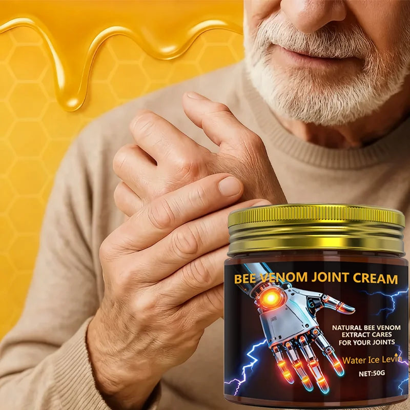 Crema para Articulaciones con Veneno de Abeja y Ácido Hialurónico – Hidratación Profunda y Cuidado Diario