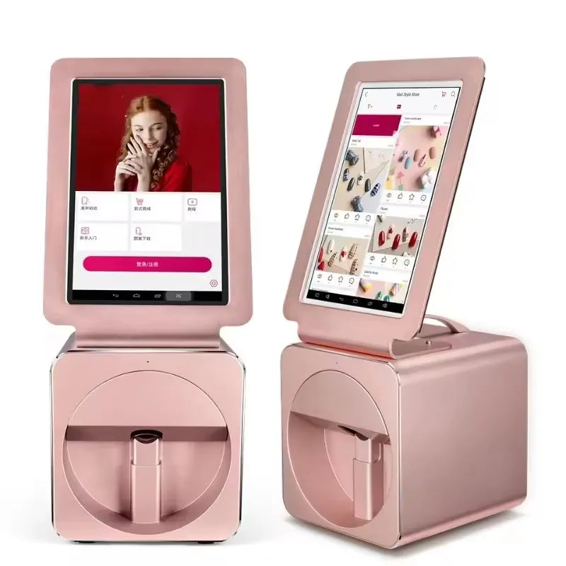 Impresora 3D de uñas Hostest 2025 Desktop O2nails X11 plus, máquina de estampado artístico con pantalla táctil de 10,1'' para negocios de uñas.