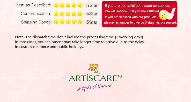 ARTISCARE Sérum de Vitamina C para el Rostro Hidratante 4 Piezas Ácido Hialurónico Cuidado Facial Esencia Nutritiva Productos para el Cuidado de la Piel