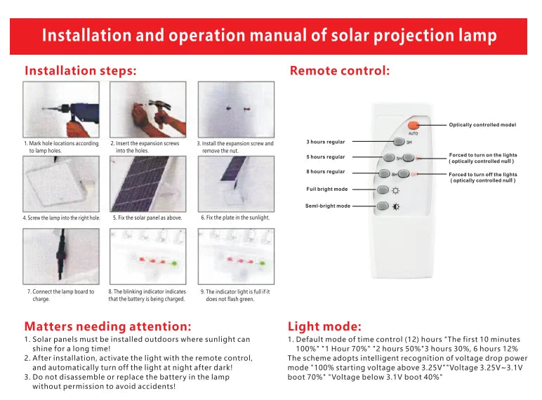 Foco Solar 30W IP67 con Control Remoto – Iluminación Solar para Exteriores