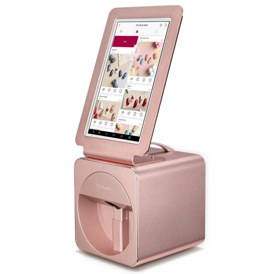 Impresora 3D de uñas Hostest 2025 Desktop O2nails X11 plus, máquina de estampado artístico con pantalla táctil de 10,1'' para negocios de uñas.