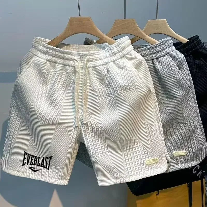 Pantalones cortos casuales estampados nuevos de 2026, pantalones cortos para hombre modernos y populares, transpirables y cómodos, ideales para deportes de primavera/verano.