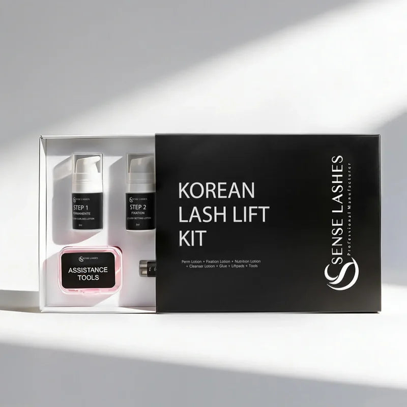 SENSE LASHES Kit profesional de lifting de pestañas coreano de larga duración. Kit de permanente de pestañas profesional para uso en salón y en casa. Herramientas de maquillaje.