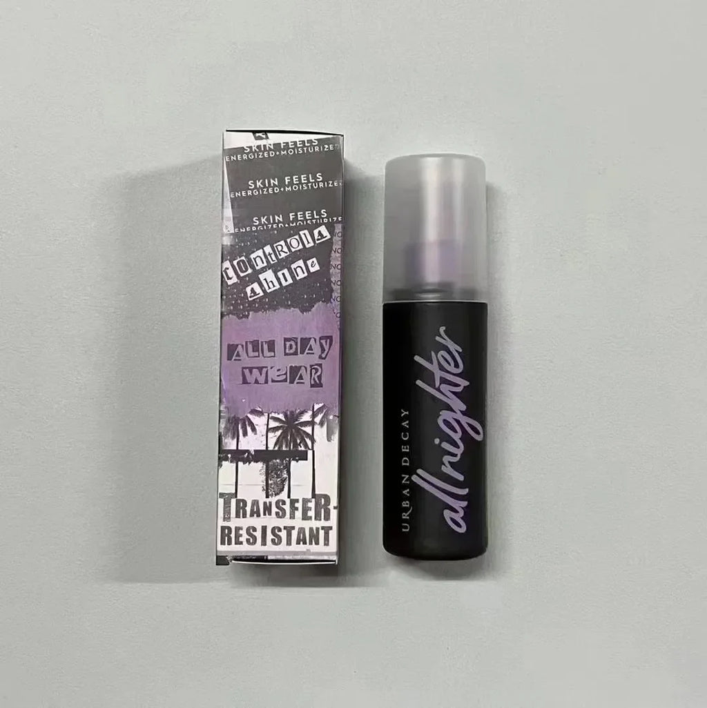 Spray fijador de maquillaje que forma rápidamente una película, maquillaje de larga duración, control de grasa, resistente al sudor y a las manchas. Versión clásica de 118 ml.