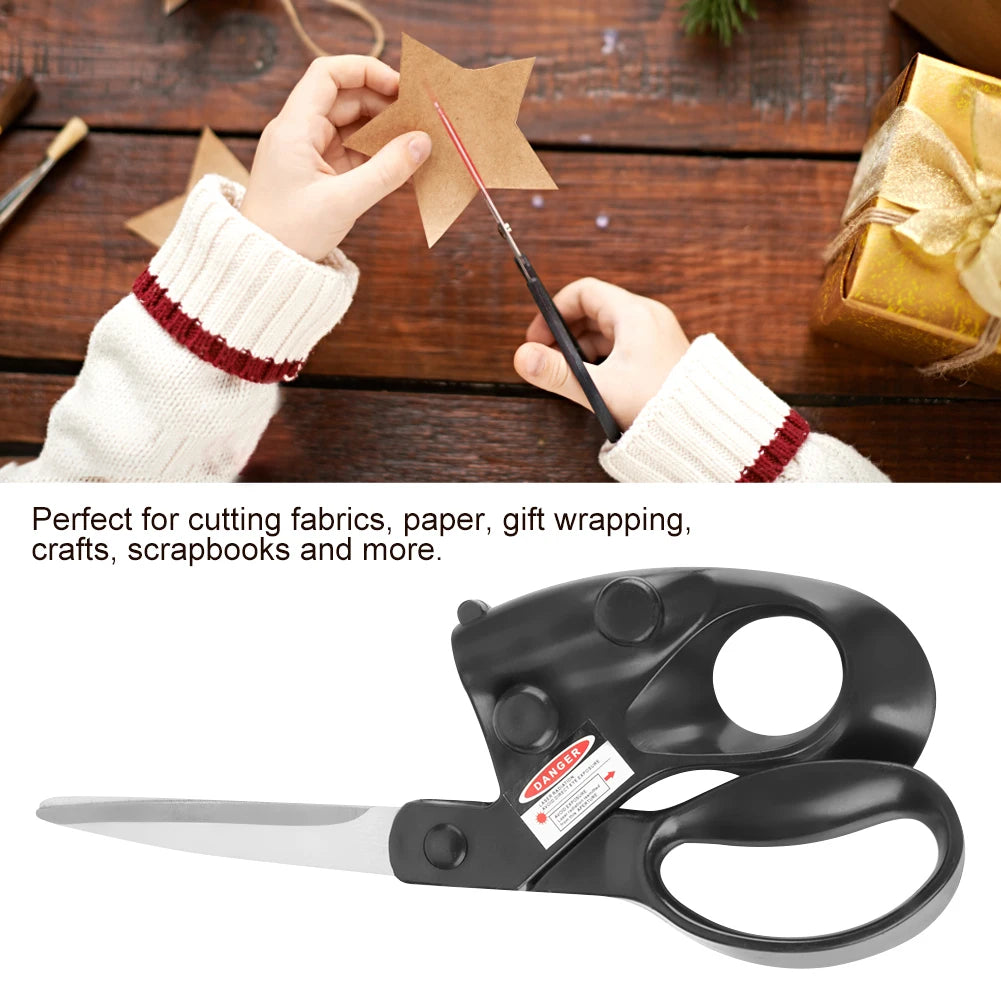 Tijeras con Guía Láser para Costura y Manualidades
