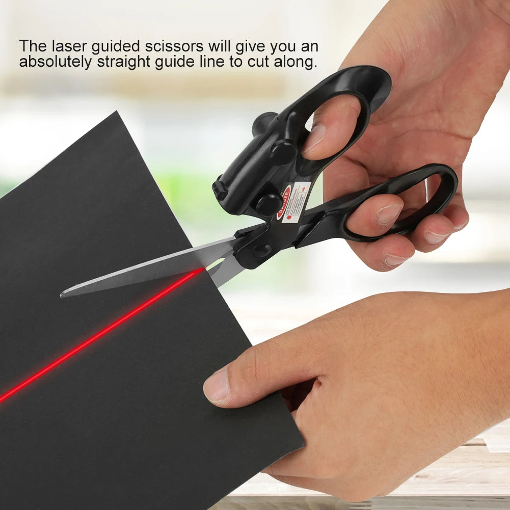 Tijeras con Guía Láser para Costura y Manualidades