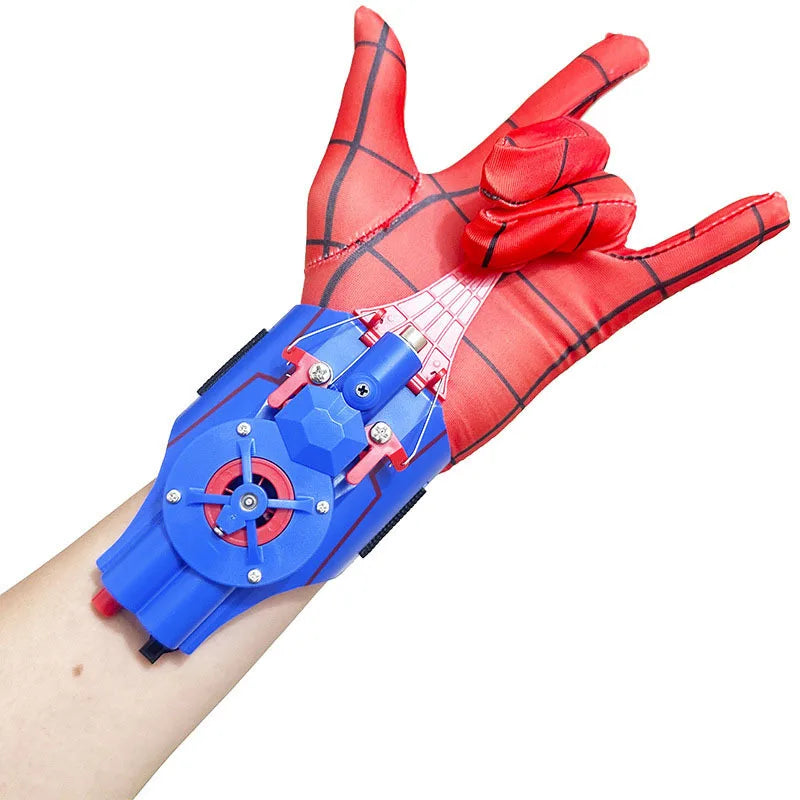 Lanzatelarañas Spiderman para Niños – Lanzador de Muñeca con Guantes, Cosplay Peter Parker