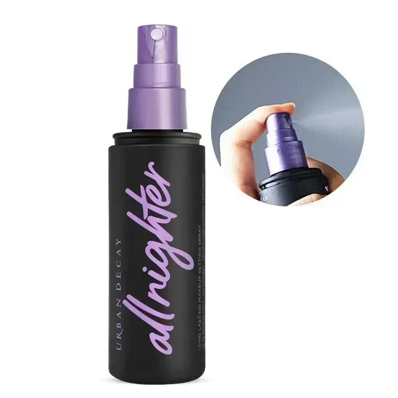 Spray fijador de maquillaje que forma rápidamente una película, maquillaje de larga duración, control de grasa, resistente al sudor y a las manchas. Versión clásica de 118 ml.