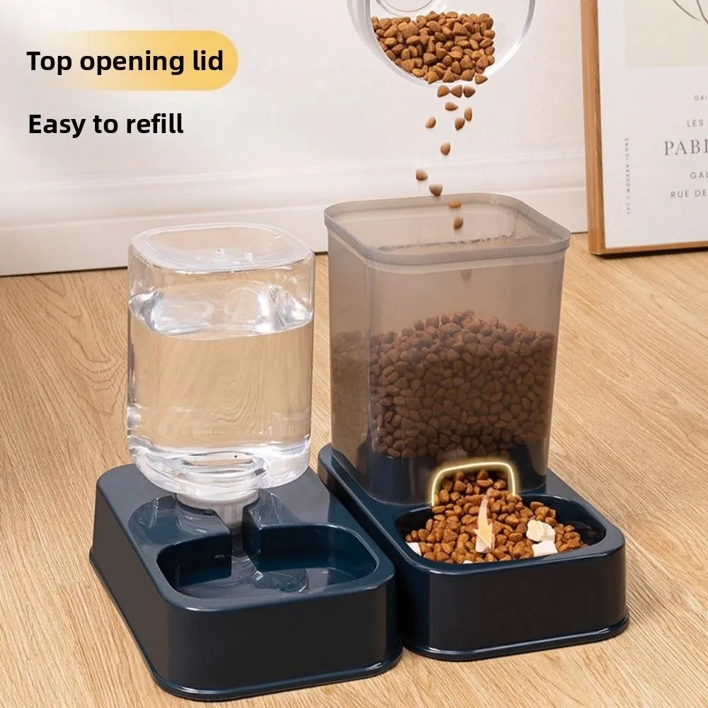 Comedero Automático para Mascotas 1.5L con Dispensador de Agua – Para Gatos y Perros