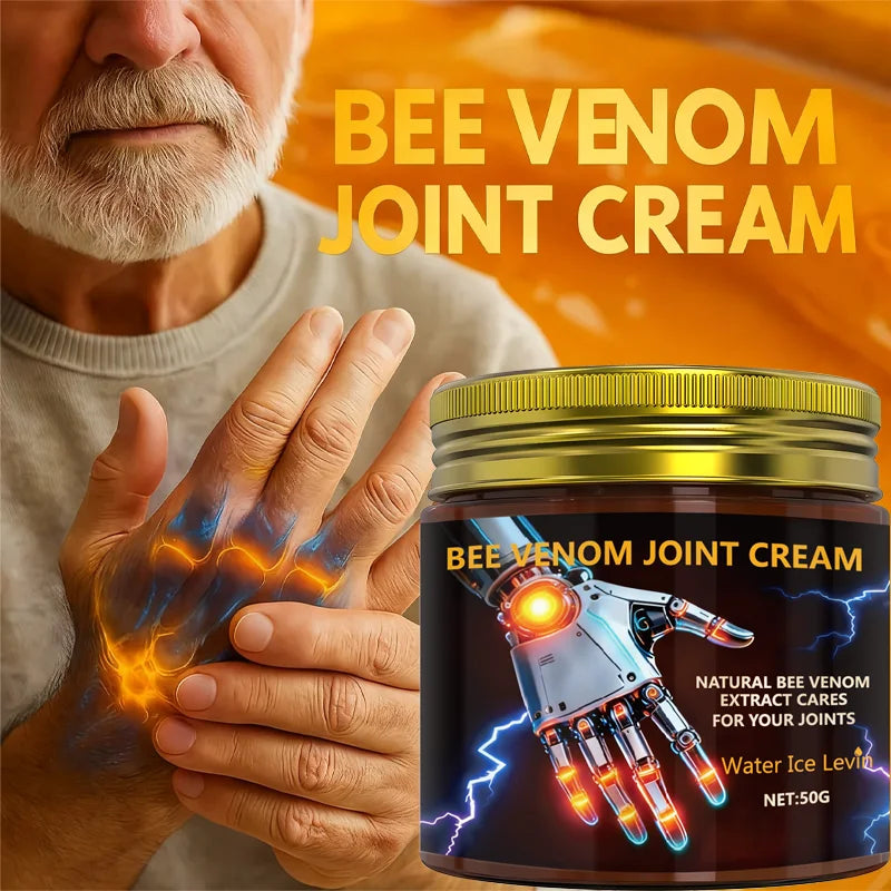 Crema para Articulaciones con Veneno de Abeja y Ácido Hialurónico – Hidratación Profunda y Cuidado Diario