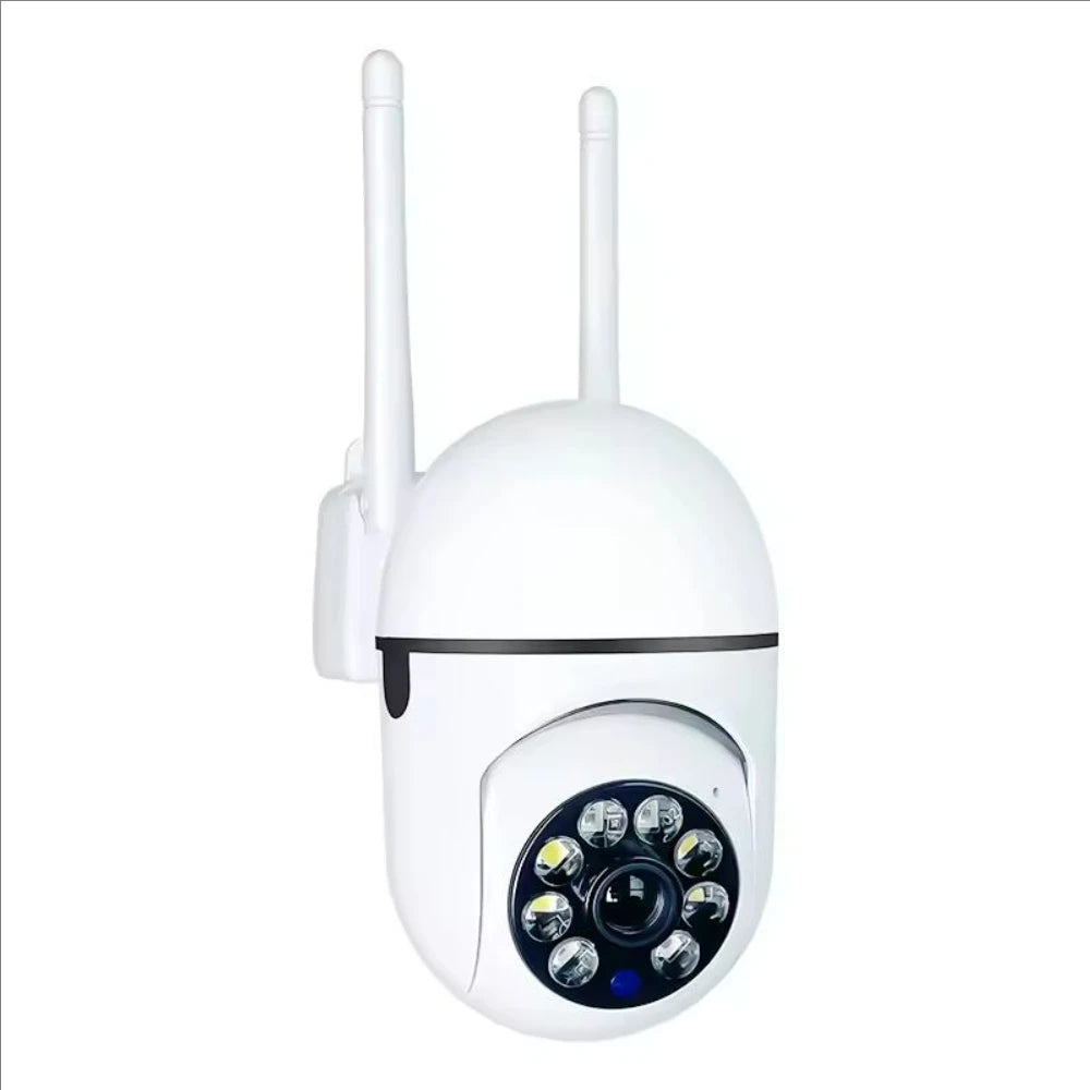 Cámara de Seguridad WiFi para Hogar – Visión Nocturna, Audio Bidireccional y Seguimiento Móvil