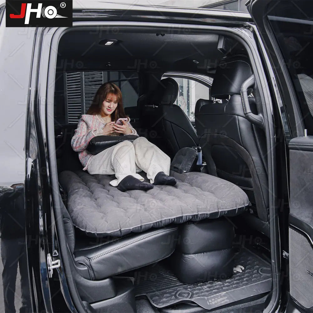 Colchón Inflable Multifunción para Auto – Cama de Viaje, Sofá y Camping