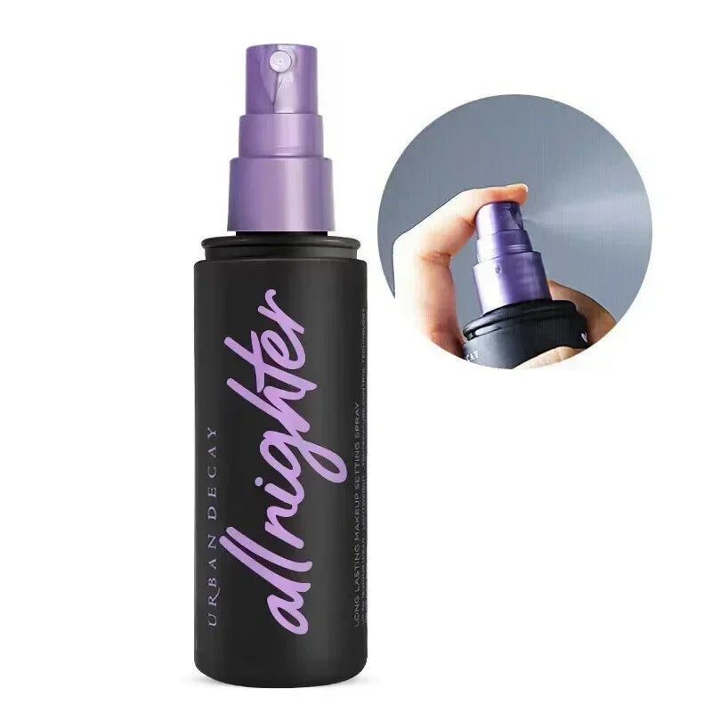 Spray fijador de maquillaje que forma rápidamente una película, maquillaje de larga duración, control de grasa, resistente al sudor y a las manchas. Versión clásica de 118 ml.
