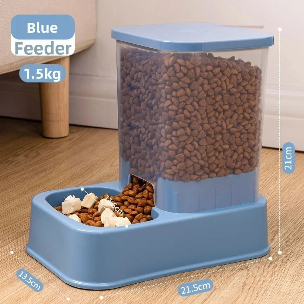 Comedero Automático para Mascotas 1.5L con Dispensador de Agua – Para Gatos y Perros