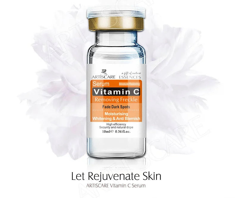 ARTISCARE Sérum de Vitamina C para el Rostro Hidratante 4 Piezas Ácido Hialurónico Cuidado Facial Esencia Nutritiva Productos para el Cuidado de la Piel