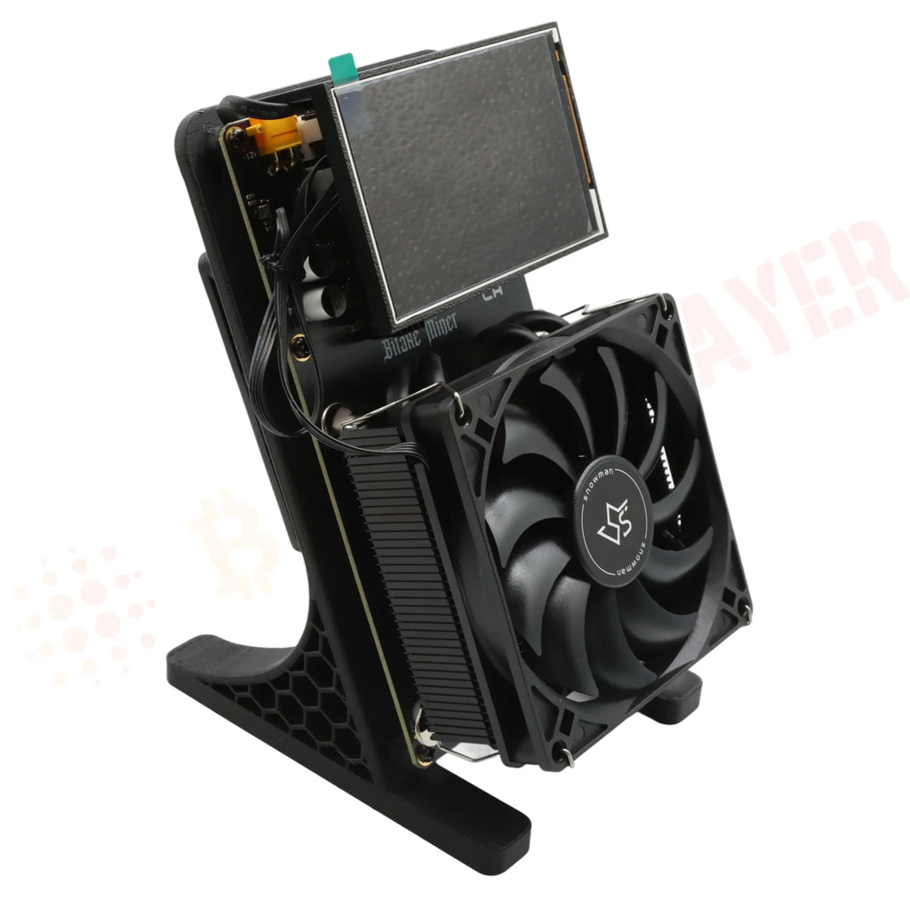 Minero Bitcoin NerdQaxe++ 6TH/s – Solo Miner SHA-256 de Bajo Consumo 100W