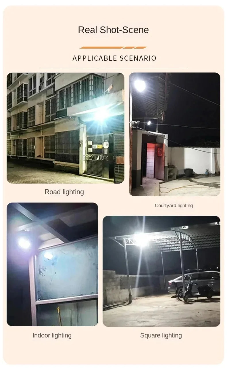Foco Solar 30W IP67 con Control Remoto – Iluminación Solar para Exteriores