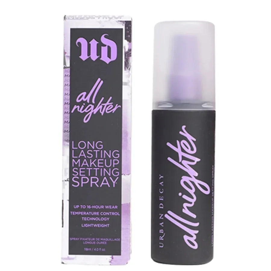 Spray fijador de maquillaje que forma rápidamente una película, maquillaje de larga duración, control de grasa, resistente al sudor y a las manchas. Versión clásica de 118 ml.