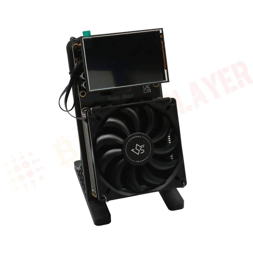 Minero Bitcoin NerdQaxe++ 6TH/s – Solo Miner SHA-256 de Bajo Consumo 100W