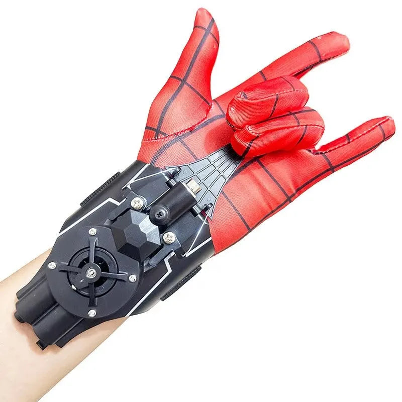 Lanzatelarañas Spiderman para Niños – Lanzador de Muñeca con Guantes, Cosplay Peter Parker