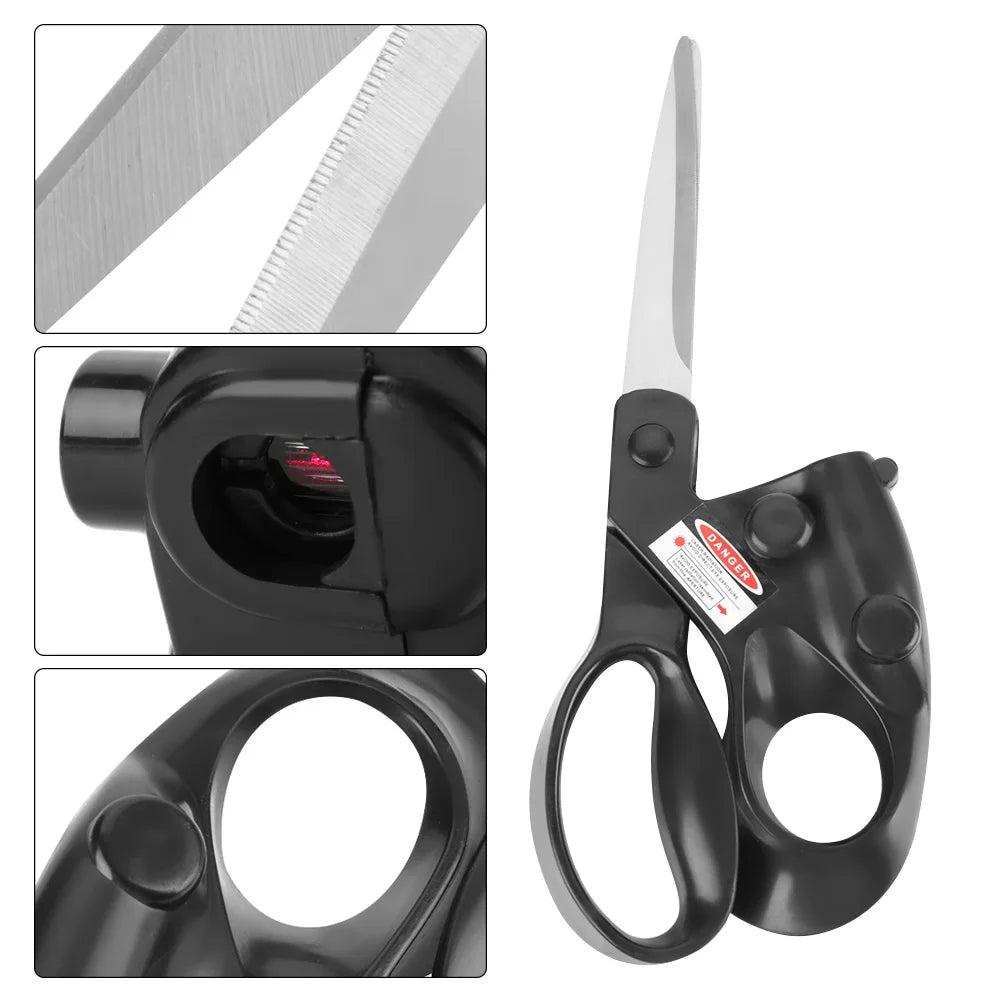 Tijeras con Guía Láser para Costura y Manualidades