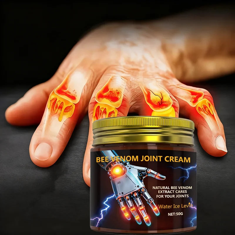 Crema para Articulaciones con Veneno de Abeja y Ácido Hialurónico – Hidratación Profunda y Cuidado Diario