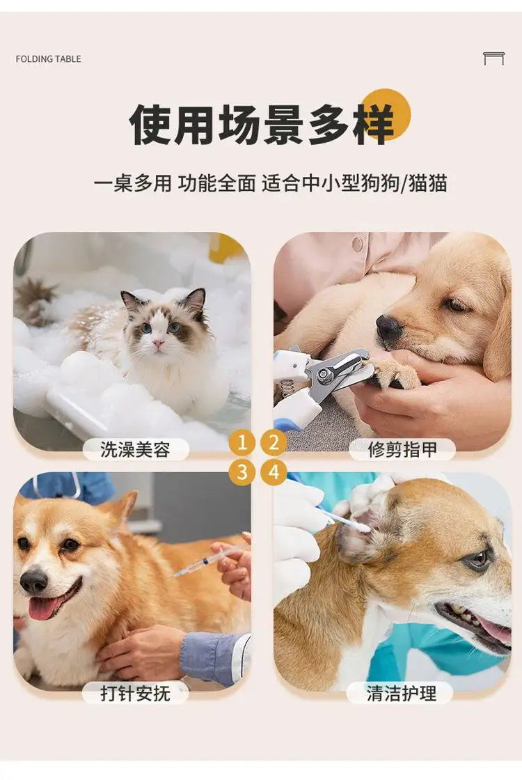 Sistema de sujeción para el aseo de mascotas, hamaca de baño para perros pequeños y gatos, antiarañazos, soporte fijo, tamaño ajustable, portátil.